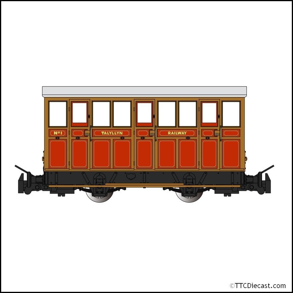 Bachmann 77502 Talyllyn Carriage - #1, OO9 Gauge