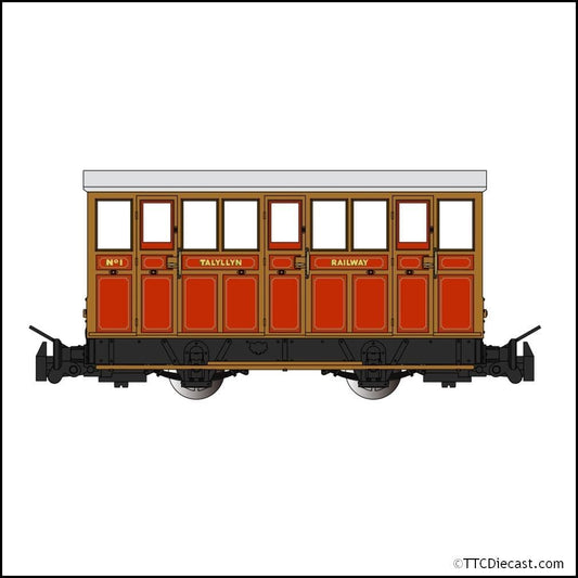 Bachmann 77502 Talyllyn Carriage - #1, OO9 Gauge