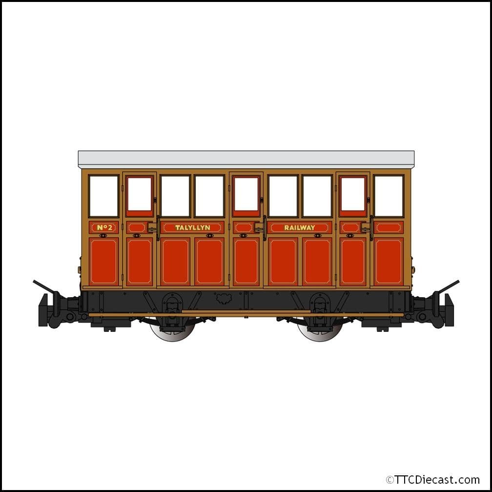 Bachmann 77503 Talyllyn Carriage - #2, OO9 Gauge