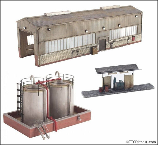 Scenecraft - TT120 Scale Depot Building Bundle - Exclusive to TTCDiecast / Malcs Models
