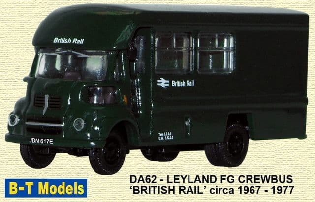 Base Toys DA62 Leyland FG Crewbus - British Rail (Green)