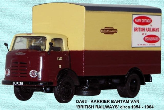 Base Toys DA63 Karrier Bantam Van - British Railways