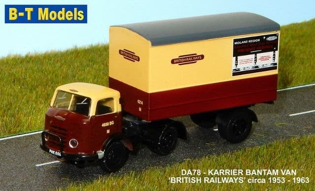 Base Toys DA77 Karrier Bantam Artic Van - British Railway