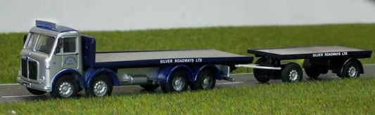 Base Toys DA98 AEC Mammoth Major F/bed - Silver Roadways