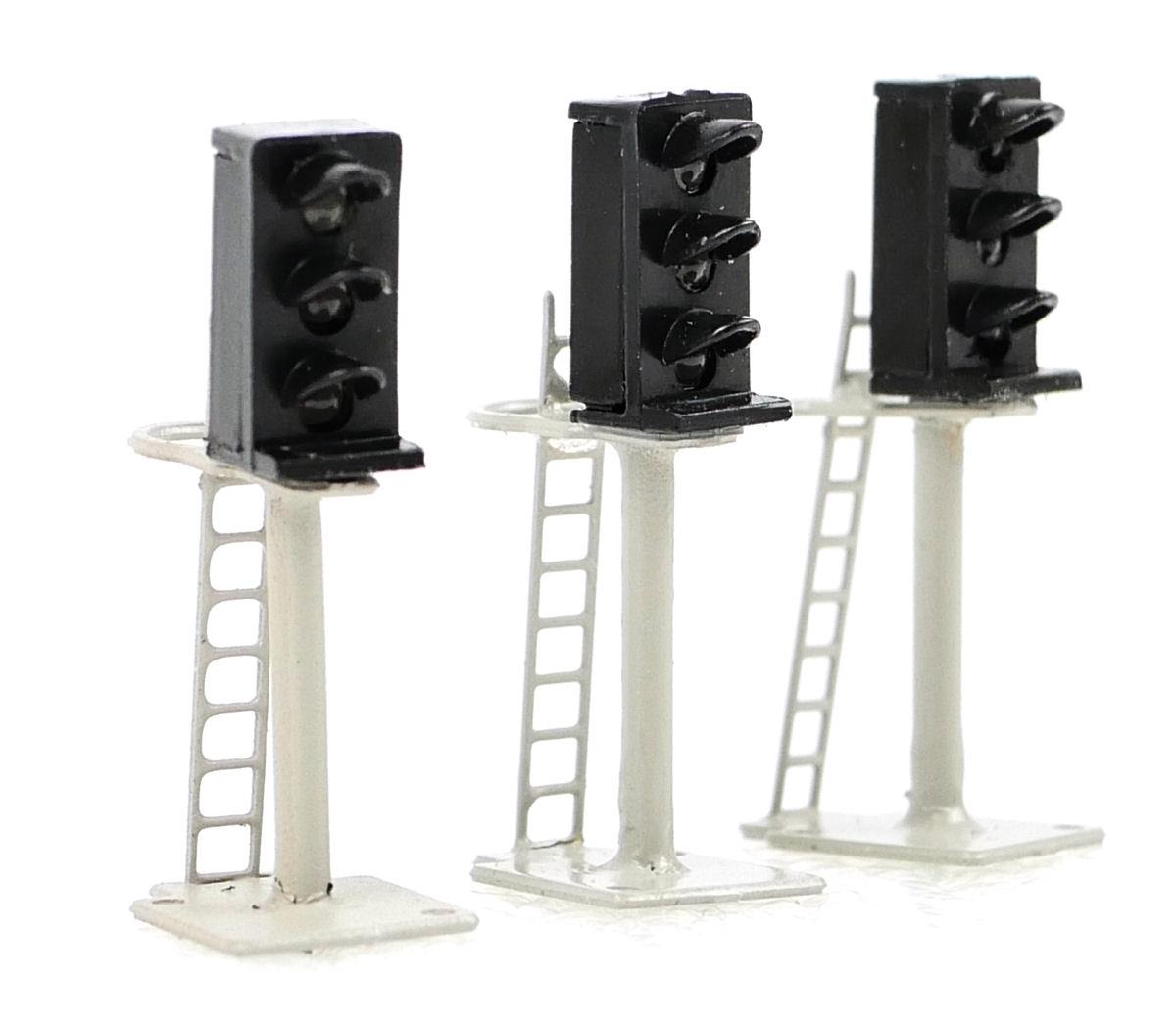 Gaugemaster BPGM276 3 Aspect Platform Mounted Signals N Scale (3), N Gauge