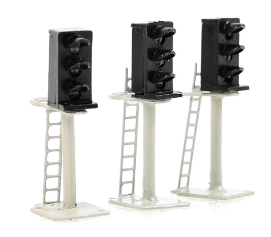 Gaugemaster BPGM276 3 Aspect Platform Mounted Signals N Scale (3), N Gauge
