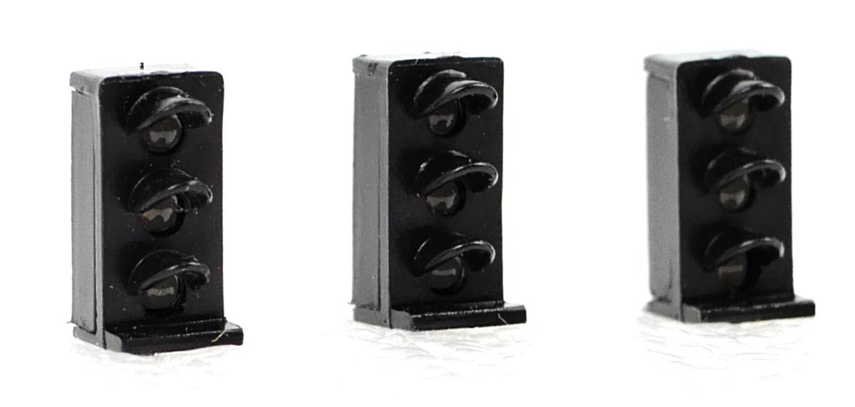Gaugemaster BPGM277 3 Aspect Signals Head N Scale (3), N Gauge