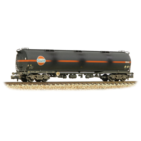 Farish 373-565 BR 102T TEA Bogie Tank Wagon 'Gulf' Black [W] - N Gauge