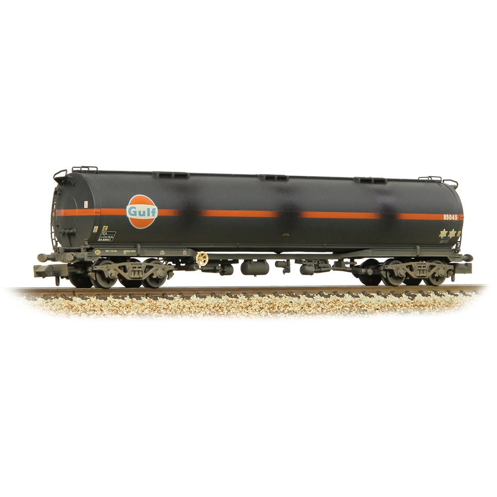 Farish 373-565A BR 102T TEA Bogie Tank Wagon 'Gulf' Black [W] - N Gauge