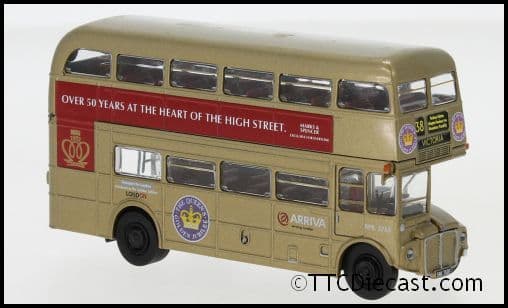 Brekina 61106 AEC Routemaster Arriva Golden Jubilee 2002 Marks & Spencer -Route 38 Victoria