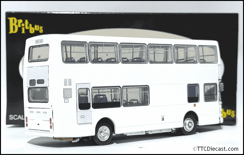 Britbus BT001CH VolvoOlympian/Alexander RV, Single Door, Plain White - TTCDIECAST.COM EXCLUSIVE
