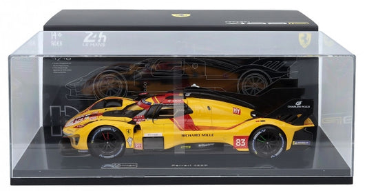 Burago 16316-83-VET Ferrari 499P 3.0L Turbo #83 Winner 24h Le Mans 2025 Kubica/Hanson/Ye w/Case 1:18 Scale *PRE ORDER £112.19*