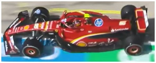 Burago 16815S Ferrari F1 SF-24 F1 2024 Sainz w/Helmet, 1:18 Scale