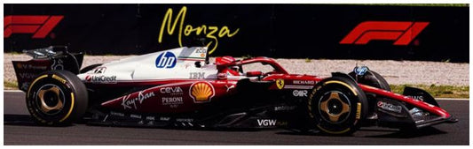 Burago 16816MON-16 Ferrari F1 SF-25 HP #16 Monza GP 2025 Leclerc 'Niki Lauda 50th Anniversary', 1:18 Scale