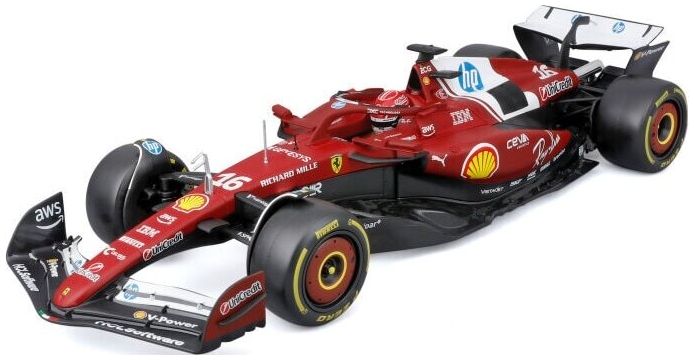Burago 16851 Ferrari F1 SF-25 #16 Charles Leclerc 2025 Metal Kit 1:18 Scale *PRE ORDER £73.09*