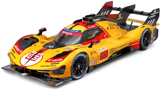 Burago 26313 Ferrari 499P Hypercar 24h Le Mans 2024 #83 1:24 Scale *PRE ORDER £23.74*