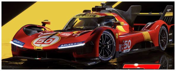 Burago 26316 Ferrari 499P 3.0L Turbo V6 #50 Fuoco Nielsen/Molina 24h Le Mans 2025 1:24 Scale *PRE ORDER £23.74*