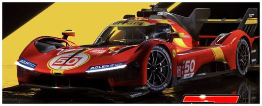 Burago 26316 Ferrari 499P 3.0L Turbo V6 #50 Fuoco Nielsen/Molina 24h Le Mans 2025 1:24 Scale *PRE ORDER £23.74*