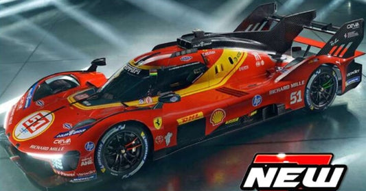 Burago 26322 Ferrari 499P 3.0L Turbo V6 #51 Pier Guidi Calado/Giovinazzi 3rd 24H Le Mans 2026 1:24 Scale *PRE ORDER £23.74*