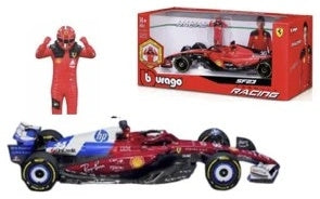 Burago 26827H Ferrari F1 SF-25 2025 w/Driver Hamilton Miami GP 1:24 Scale *PRE ORDER £31.49*