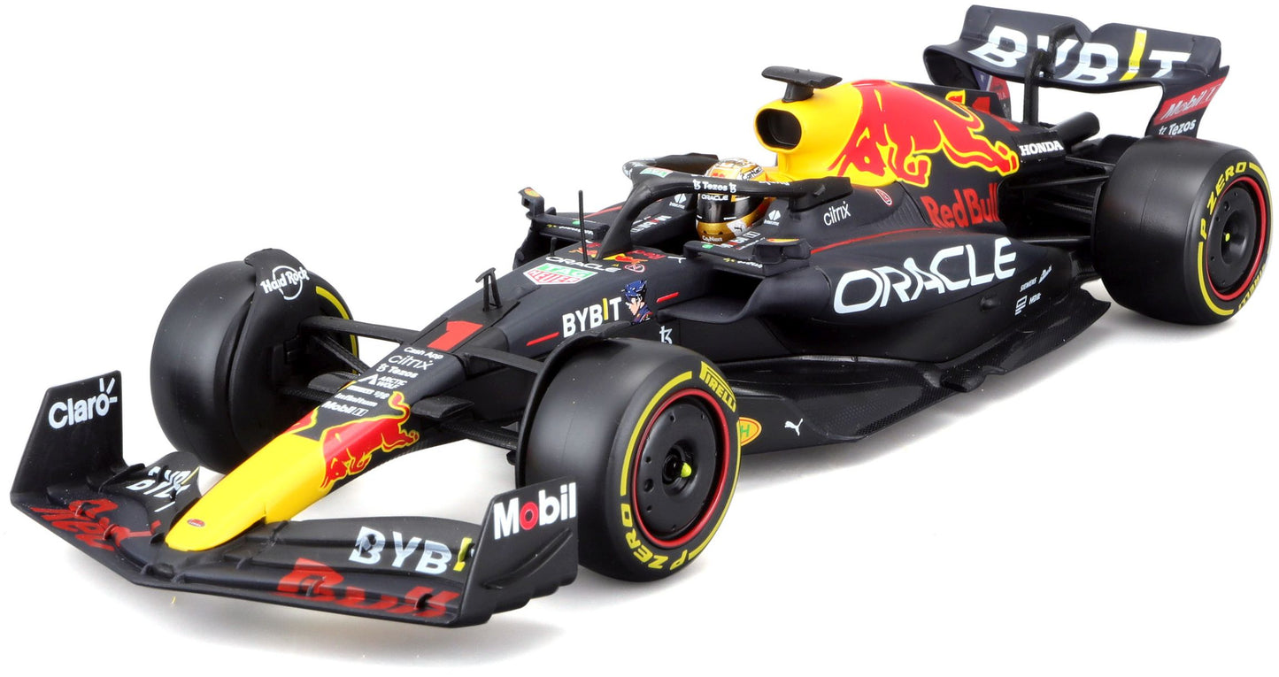Burago 28026V Red Bull F1 RB18 World Champion 2022 #1 Max Verstappen, 1:24 Scale