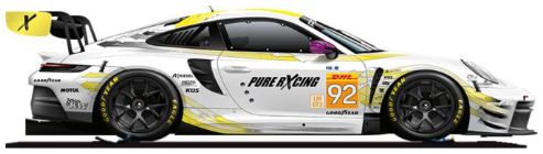 Burago 28047 Porsche 911 GT3 R #92 Manthey Purerxcing 1:24 Scale *PRE ORDER £19.94*