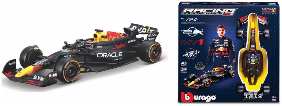 Burago 28517V Red Bull F1 RB20 2024 Model Kit Verstappen 1:24 Scale *PRE ORDER £31.49*