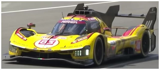 Burago 36320-02125 Ferrari 499P 3.0L Turbo V6 AF Corse #83 Winner 24h Le Mans 2025 Kubica/Hanson/Ye, 1:43 Scale