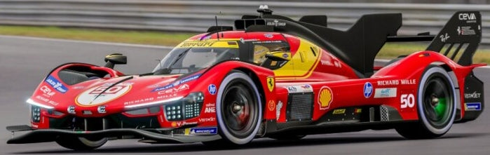Burago 36326 Ferrari 499P 3.0L Turbo V6 #50 Fuoco Nielsen/Molina 24H Le Mans 2026 1:43 Scale *PRE ORDER £21.84*