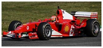 Burago 36818MS Ferrari F1 F2004 Michael Schumacher 1:43 Scale *PRE ORDER £9.99*