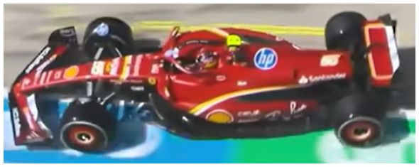 Burago 36843-S-IMOLA Ferrari F1 SF-24 #55 5th Imola Italy GP 2024 Carlos Sainz w/Driver/Showcase 1:43 Scale *PRE ORDER £26.09*