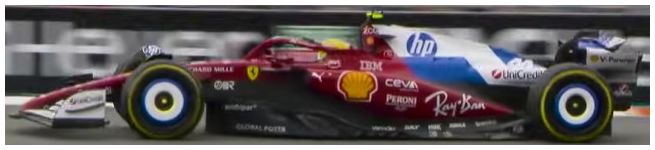 Burago 36852-44-MIAMI Ferrari F1 SF-25 #44 Miami GP 2025 Lewis Hamilton w/Driver + Case, 1:43 Scale
