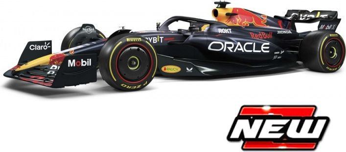 Burago 38082V Red Bull F1 RB19 #1 Max Verstappen - W/Card box, 1:43 Scale