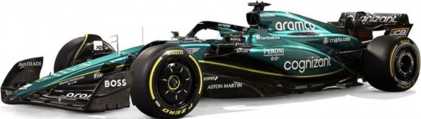 Burago 38090A Aston Martin F1 AMR23 #14 Fernando Alonso - W/Card box 1:43 Scale *PRE ORDER £9.99*