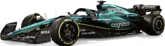Burago 38090A Aston Martin F1 AMR23 #14 Fernando Alonso - W/Card box 1:43 Scale *PRE ORDER £9.99*