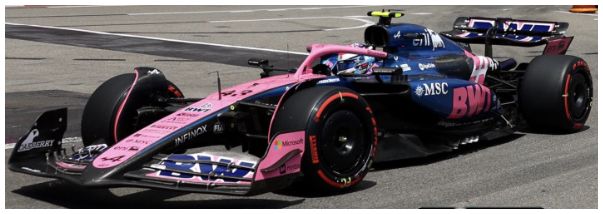 Burago 38258C Alpine F1 A525 #43 Franco Colapinto 2025 w/Helmet 1:43 Scale *PRE ORDER £22.79*