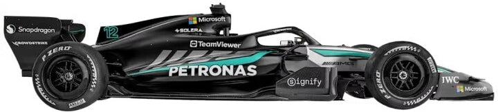 Burago 38283A Mercedes F1 W17 2026 #12 Kimi Antonelli Card Box 1:43 Scale *PRE ORDER £13.99*