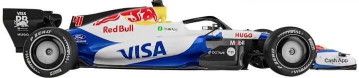 Burago 38292A Racing Bulls F1 VCARB 03 2026 #41 Arvid Lindblad Hard Case + Helmet 1:43 Scale *PRE ORDER £23.74*