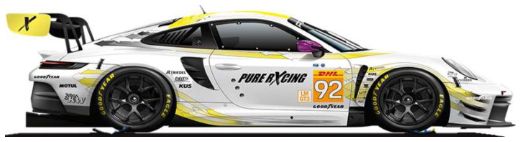 Burago 38320 Porsche 911 GT3 R #92 Manthey Purerxcing 1:43 Scale *PRE ORDER £16.14*