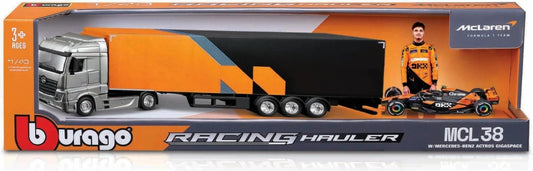 Burago 38401 McLaren F1 Racing Transporter w/MCL38 2024 Norris 1:43 Scale *PRE ORDER £44.99*