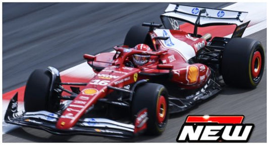 Burago 56801L Ferrari F1 SF-25 #16 Charles Leclerc 2025, 1:64 Scale