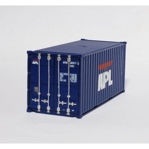 C Rail APL 20ft x 8ft 6" Drybox Container , OO Gauge (1/76)