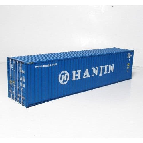 C Rail Hanjin 40ft High Cube Container, OO Gauge (1/76)