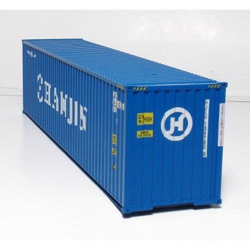 C Rail Hanjin 40ft High Cube Container, OO Gauge (1/76)