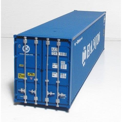 C Rail Hanjin 40ft High Cube Container, OO Gauge (1/76)