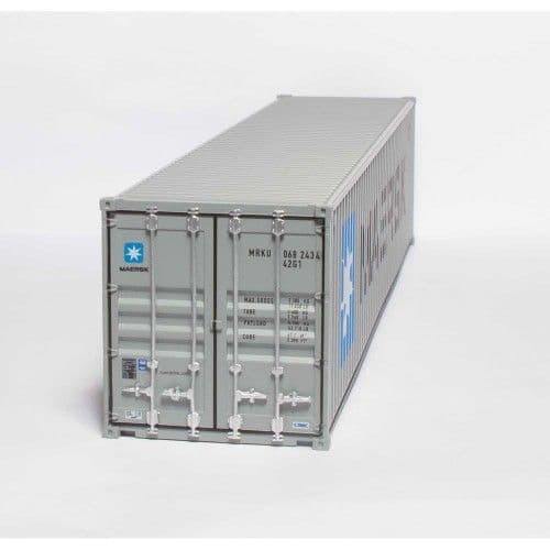 C Rail Maersk 40ft x 8'6" Drybox Container, OO Gauge (1/76)