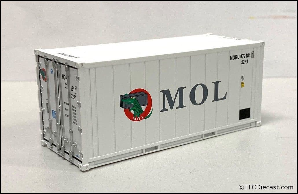 C Rail MOL 20ft X 8'6" Reefer Container, OO Gauge (1/76)