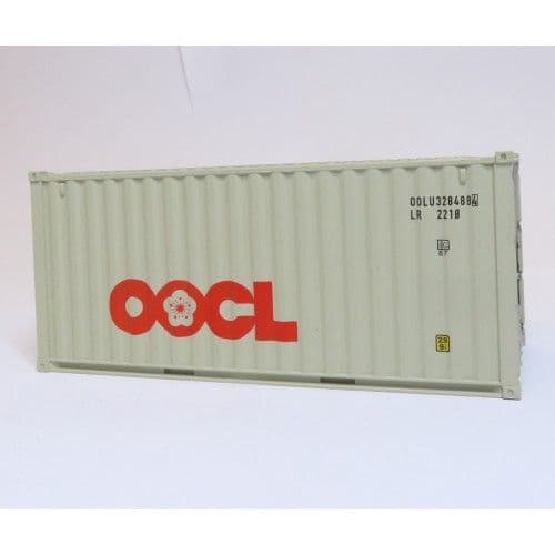 C Rail OOCL 20ft x 8'6" Drybox Container , OO Gauge (1/76)