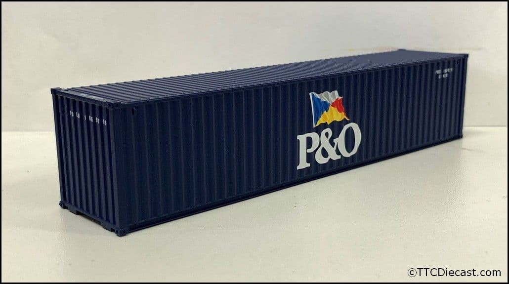 C Rail P&O 40ft Drybox Container, OO Gauge (1/76)