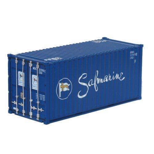 C Rail Safmarine 20ft x 8'6" Drybox Container , OO Gauge (1/76)